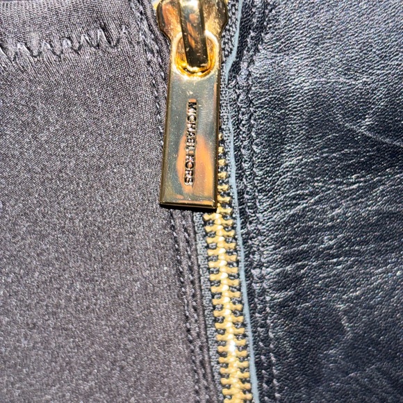 MICHAEL KORS BLACK LEATHER RIDLEY OVER THE KNEE BOOTS SZ 8 - Picture 11 of 15